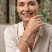Lab Grown Diamond Tennis Bracelet in 10K/14K gold and platinum with certified lab-grown or natural diamonds