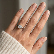 Diamond Engagement Ring in 10K/14K gold and platinum with certified lab-grown or natural diamonds