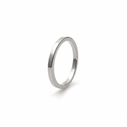 Flat Shape Plain Wedding Band for Women in 10K/14K gold and platinum with certified lab-grown or natural diamonds