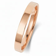 Flat Court Shape Plain Wedding Band for Women in 10K/14K gold and platinum with certified lab-grown or natural diamonds