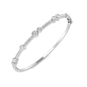 Lab Grown Diamond Bangle for Women Crafted in Gold & in 10K/14K gold and platinum with certified lab-grown or natural diamonds