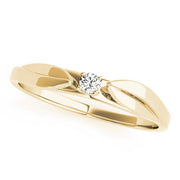 Prong Set Half Eternity Ring in 10K/14K gold and platinum with certified lab-grown or natural diamonds