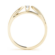 Prong Set Half Eternity Ring in Gold & Platinum