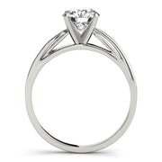 Iconic Solitaires Round Diamond Engagement Ring in 10K/14K gold and platinum with certified lab-grown or natural diamonds