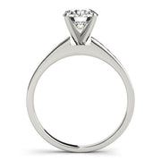 Signature Channel-Set Round Diamond Engagement Ring in 10K/14K gold and platinum with certified lab-grown or natural diamonds
