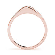 Channel Set Half Eternity Ring in Gold & Platinum