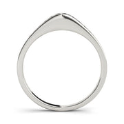 Channel Set Half Eternity Ring in Gold & Platinum