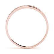 Channel Set Half Eternity Ring in Gold & Platinum