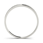 Channel Set Half Eternity Ring in Gold & Platinum