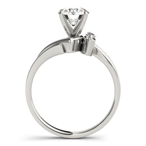 Classic Bypass Marquise Diamond Engagement Ring in 10K/14K gold and platinum with certified lab-grown or natural diamonds