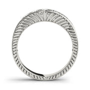 Channel Set Half Eternity Ring in Gold & Platinum