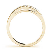 Channel Set Half Eternity Ring in Gold & Platinum