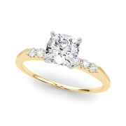 Eternal Prong-Set Round Diamond Engagement Ring in 10K/14K gold and platinum with certified lab-grown or natural diamonds