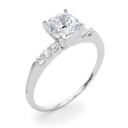 Eternal Prong-Set Round Diamond Engagement Ring in 10K/14K gold and platinum with certified lab-grown or natural diamonds