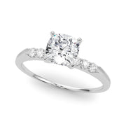 Eternal Prong-Set Round Diamond Engagement Ring in 10K/14K gold and platinum with certified lab-grown or natural diamonds
