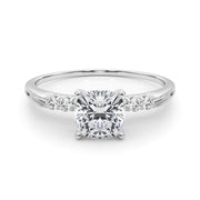 Eternal Prong-Set Round Diamond Engagement Ring in 10K/14K gold and platinum with certified lab-grown or natural diamonds