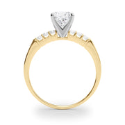 Eternal Prong-Set Round Diamond Engagement Ring in 10K/14K gold and platinum with certified lab-grown or natural diamonds