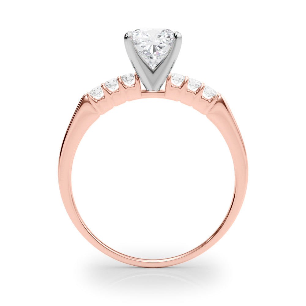 Eternal Prong-Set Round Diamond Engagement Ring in 10K/14K gold and platinum with certified lab-grown or natural diamonds