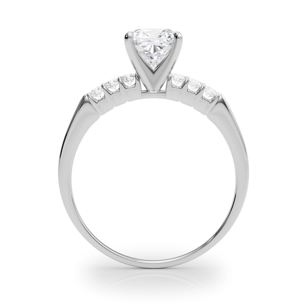 Eternal Prong-Set Round Diamond Engagement Ring in 10K/14K gold and platinum with certified lab-grown or natural diamonds