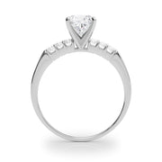 Eternal Prong-Set Round Diamond Engagement Ring in 10K/14K gold and platinum with certified lab-grown or natural diamonds