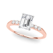 Eternal Prong-Set Round Diamond Engagement Ring in 10K/14K gold and platinum with certified lab-grown or natural diamonds