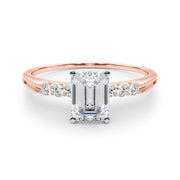 Eternal Prong-Set Round Diamond Engagement Ring in 10K/14K gold and platinum with certified lab-grown or natural diamonds