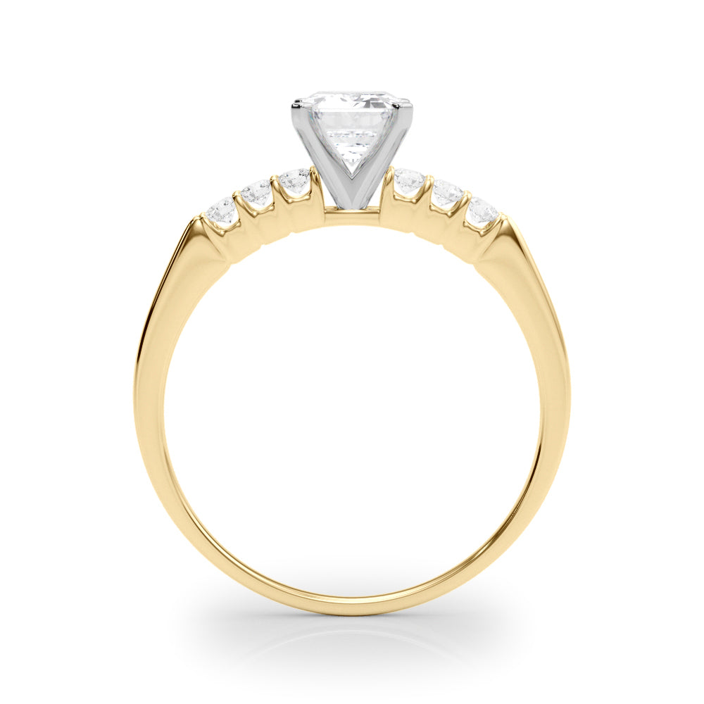 Eternal Prong-Set Round Diamond Engagement Ring in 10K/14K gold and platinum with certified lab-grown or natural diamonds