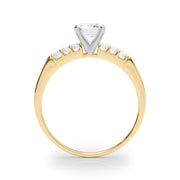 Eternal Prong-Set Round Diamond Engagement Ring in 10K/14K gold and platinum with certified lab-grown or natural diamonds