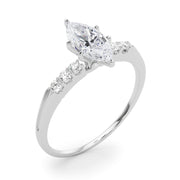 Eternal Prong-Set Round Diamond Engagement Ring in 10K/14K gold and platinum with certified lab-grown or natural diamonds