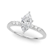 Eternal Prong-Set Round Diamond Engagement Ring in 10K/14K gold and platinum with certified lab-grown or natural diamonds