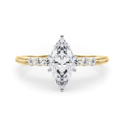 Eternal Prong-Set Round Diamond Engagement Ring in 10K/14K gold and platinum with certified lab-grown or natural diamonds