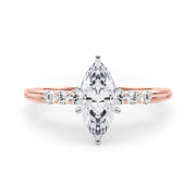 Eternal Prong-Set Round Diamond Engagement Ring in 10K/14K gold and platinum with certified lab-grown or natural diamonds
