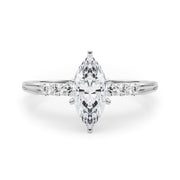 Eternal Prong-Set Round Diamond Engagement Ring in 10K/14K gold and platinum with certified lab-grown or natural diamonds