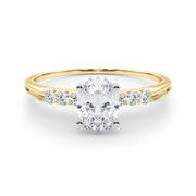 Eternal Prong-Set Round Diamond Engagement Ring in 10K/14K gold and platinum with certified lab-grown or natural diamonds