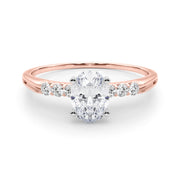 Eternal Prong-Set Round Diamond Engagement Ring in 10K/14K gold and platinum with certified lab-grown or natural diamonds