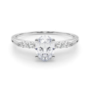 Eternal Prong-Set Round Diamond Engagement Ring in 10K/14K gold and platinum with certified lab-grown or natural diamonds