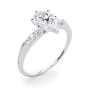 Eternal Prong-Set Round Diamond Engagement Ring in 10K/14K gold and platinum with certified lab-grown or natural diamonds