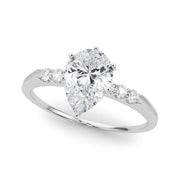 Eternal Prong-Set Round Diamond Engagement Ring in 10K/14K gold and platinum with certified lab-grown or natural diamonds