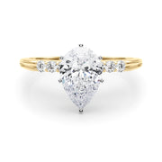 Eternal Prong-Set Round Diamond Engagement Ring in 10K/14K gold and platinum with certified lab-grown or natural diamonds