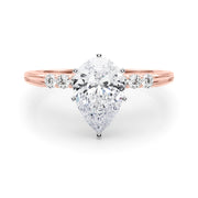 Eternal Prong-Set Round Diamond Engagement Ring in 10K/14K gold and platinum with certified lab-grown or natural diamonds