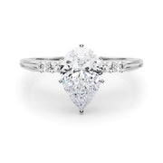 Eternal Prong-Set Round Diamond Engagement Ring in 10K/14K gold and platinum with certified lab-grown or natural diamonds