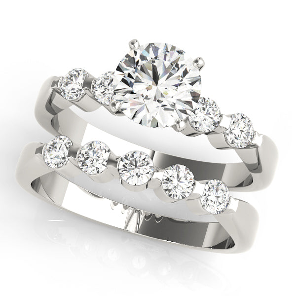 Adored Prong-Set Round Diamond Engagement Ring in 10K/14K gold and platinum with certified lab-grown or natural diamonds