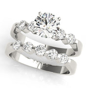 Adored Prong-Set Round Diamond Engagement Ring in 10K/14K gold and platinum with certified lab-grown or natural diamonds