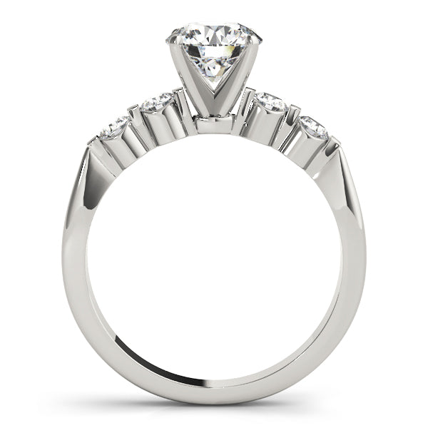 Adored Prong-Set Round Diamond Engagement Ring in 10K/14K gold and platinum with certified lab-grown or natural diamonds