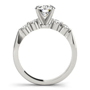 Adored Prong-Set Round Diamond Engagement Ring in 10K/14K gold and platinum with certified lab-grown or natural diamonds