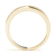 Channel Set Half Eternity Ring in Gold & Platinum