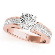 Iconic Fancy Shape Princess Diamond Engagement Ring in 10K/14K gold and platinum with certified lab-grown or natural diamonds
