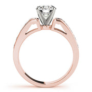 Iconic Fancy Shape Princess Diamond Engagement Ring in 10K/14K gold and platinum with certified lab-grown or natural diamonds