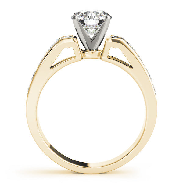 Iconic Fancy Shape Princess Diamond Engagement Ring in 10K/14K gold and platinum with certified lab-grown or natural diamonds
