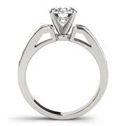 Iconic Fancy Shape Princess Diamond Engagement Ring in 10K/14K gold and platinum with certified lab-grown or natural diamonds